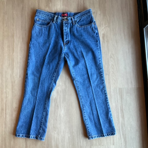 Vintage 90s Esprit Jeans High Waist Denim Mom mid wash Y2K straight leg Y2K - Picture 3 of 12